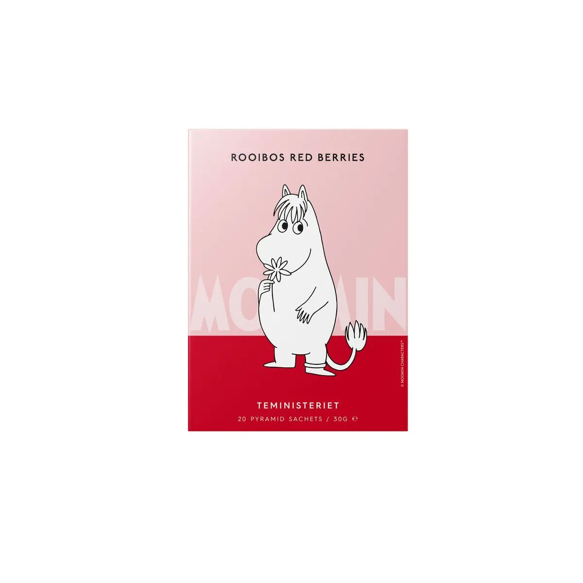Teministeriet Moomin Rooibos Red Berries pyramider - 20 stk.