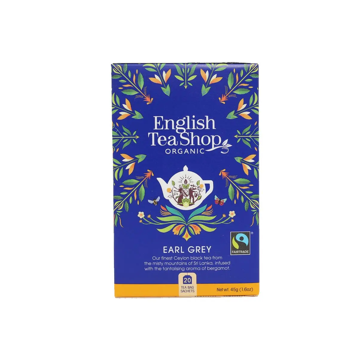 Økologisk Earl Grey fra English Tea Shop – 20 teposer