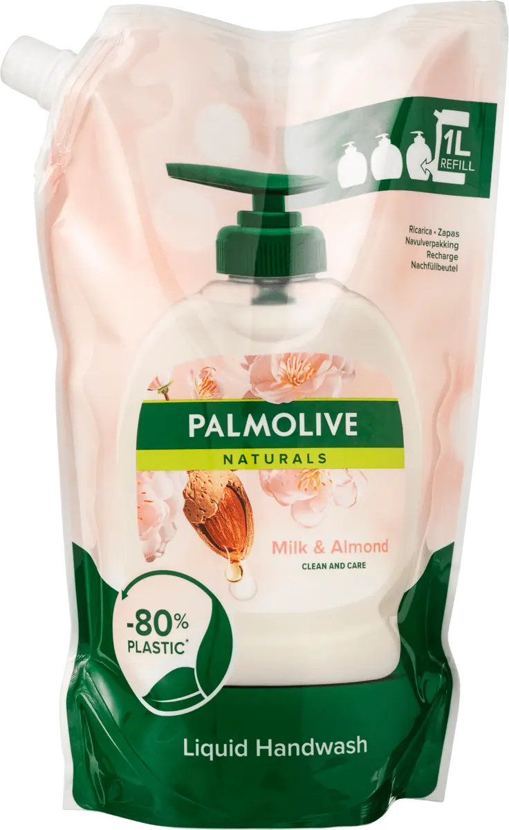 Palmolive Almond håndsåperefill – 1000 ml.