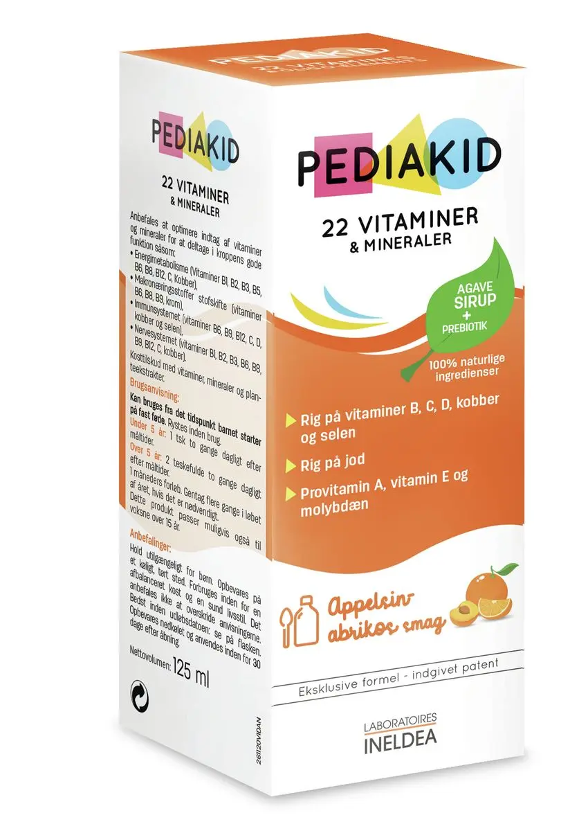 Pediakid 22 Vitamins & Minerals - 125 ml