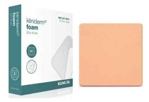 Kliniderm Foam Skumbandasje 20x20cm - 10 stk