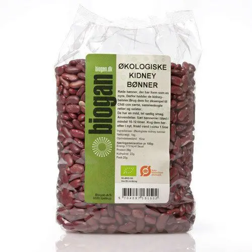 Biogan Kidney bønner Ø - 1 kg