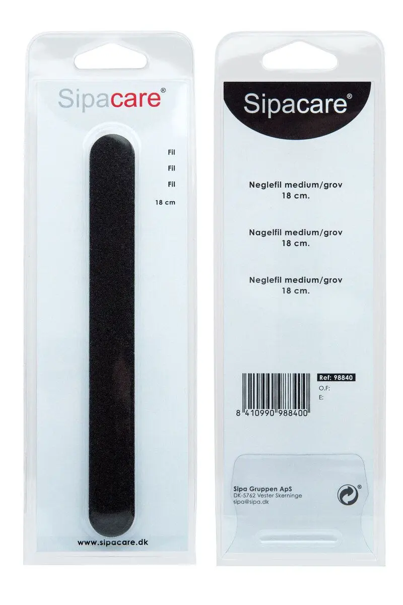 Sipacare grov neglefil – 18 cm