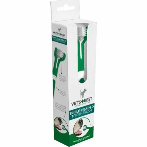 Vets Best 3 delt tannbørste - 21 cm