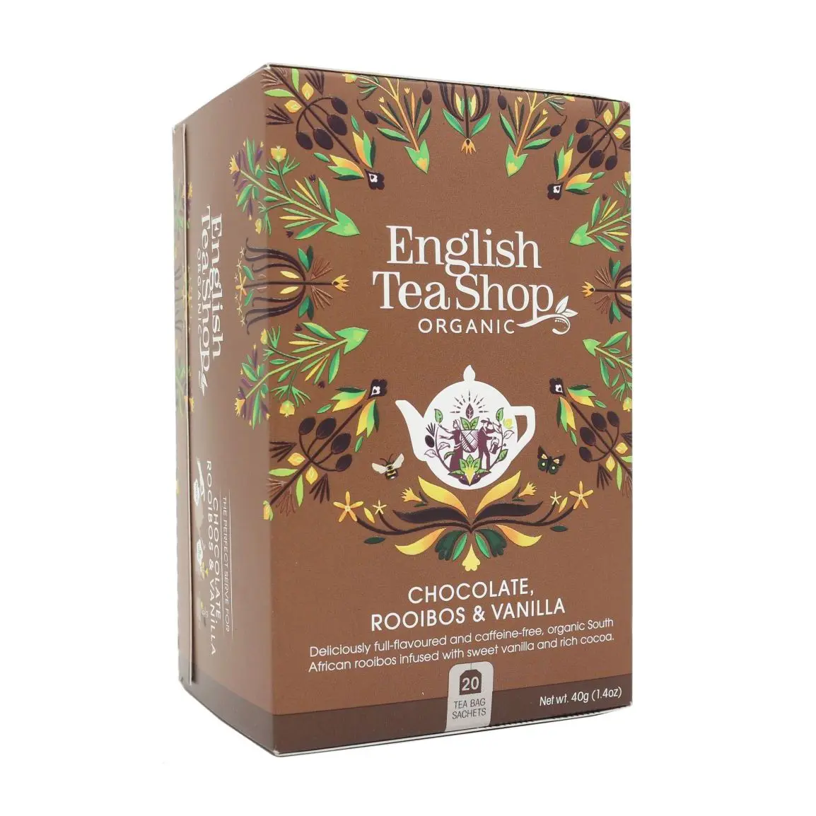 English Tea Shop Chocolate, Rooibos & Vanilla Ø - 20 poser