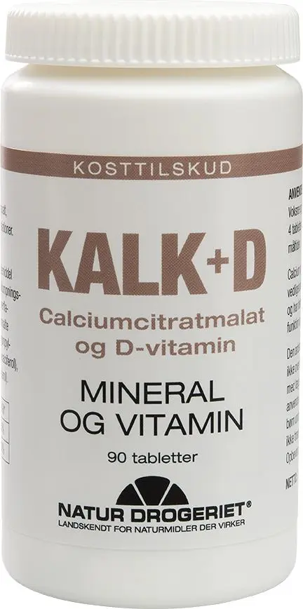 Natur-Drogeriet Kalk + D - 90 tabl.