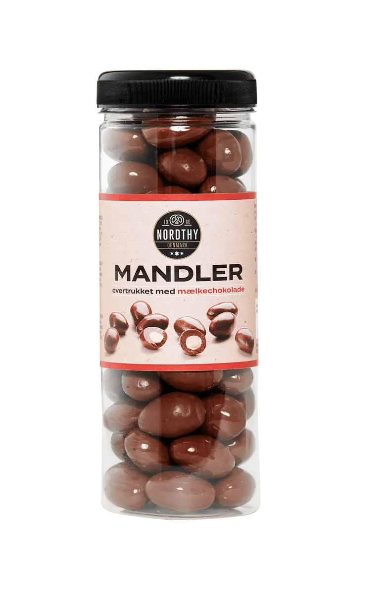 Nordthy Mandler Melkesjokolade - 325 g