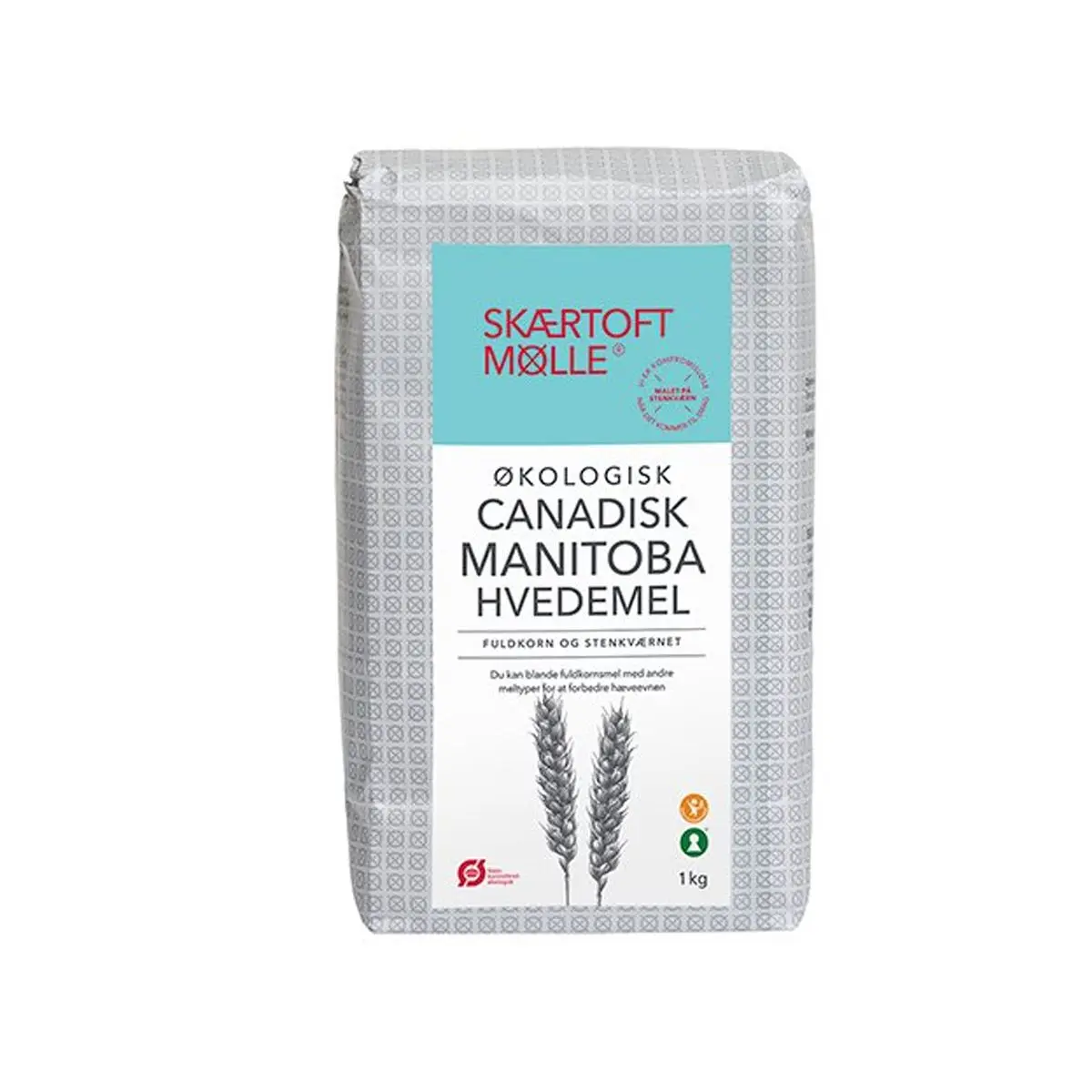 Skærtoft Mølle Manitoba fullkorn hvetemel Ø - 1 kg.