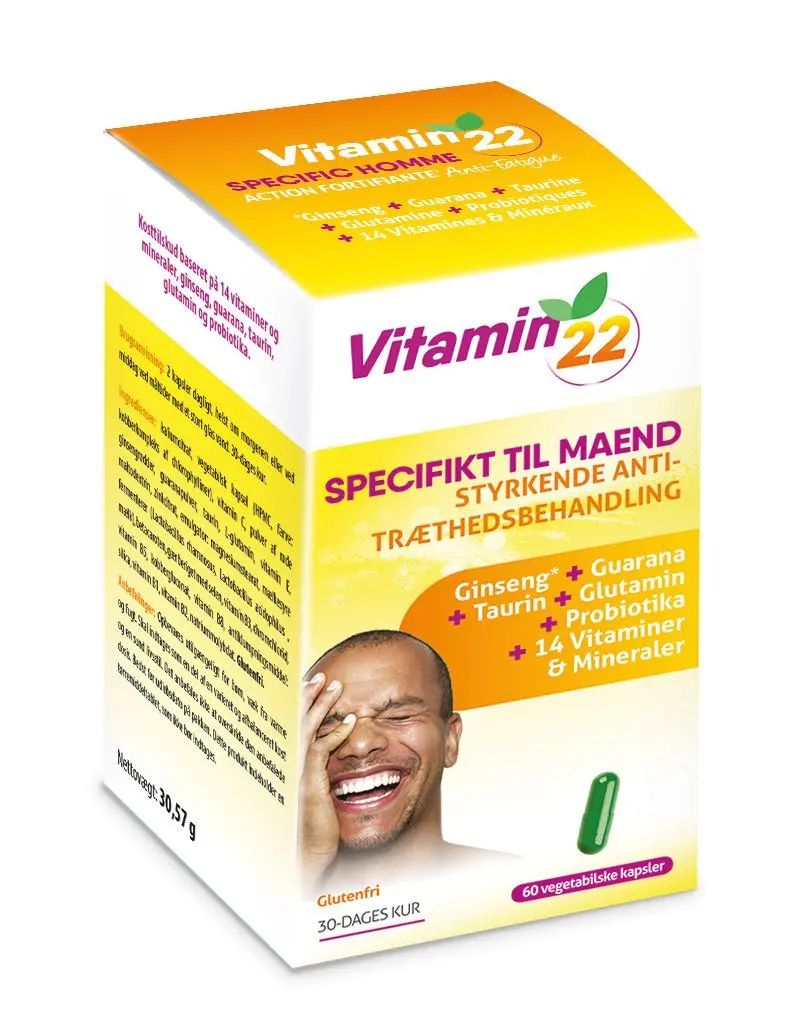 Vitamin 22 Spesifikk for menn - 60 kaps.
