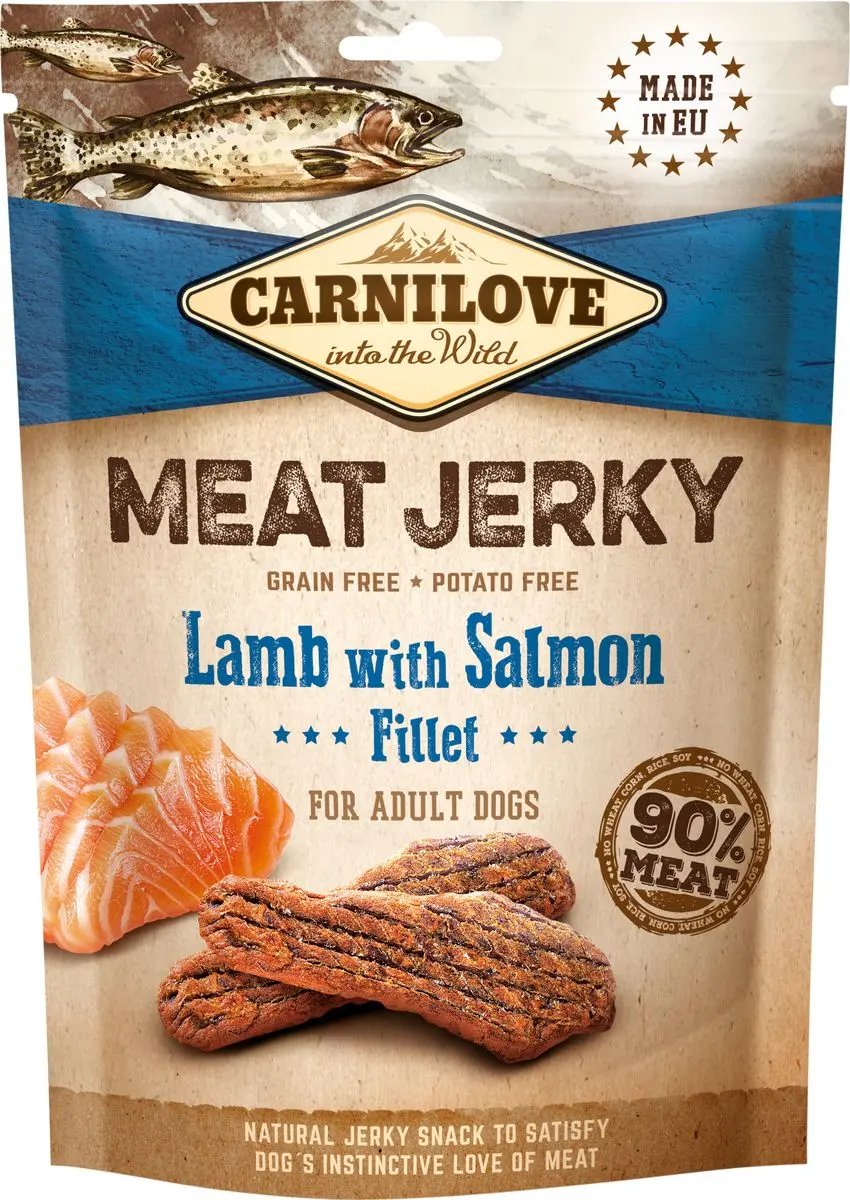Carnilove Jerky Lamb with Salmon Fillet - 100 g