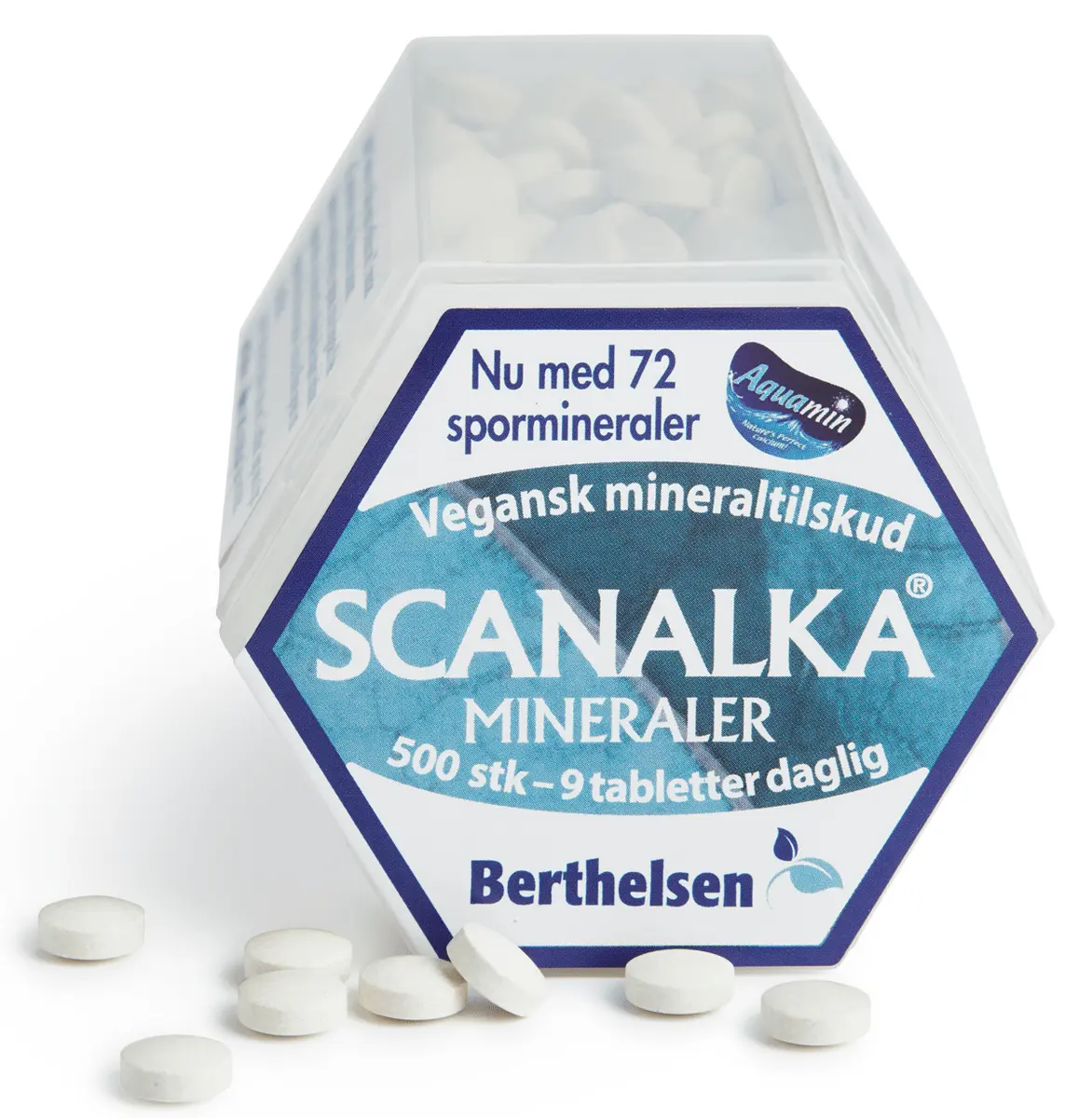 Scanalka mineraler - 500 stk