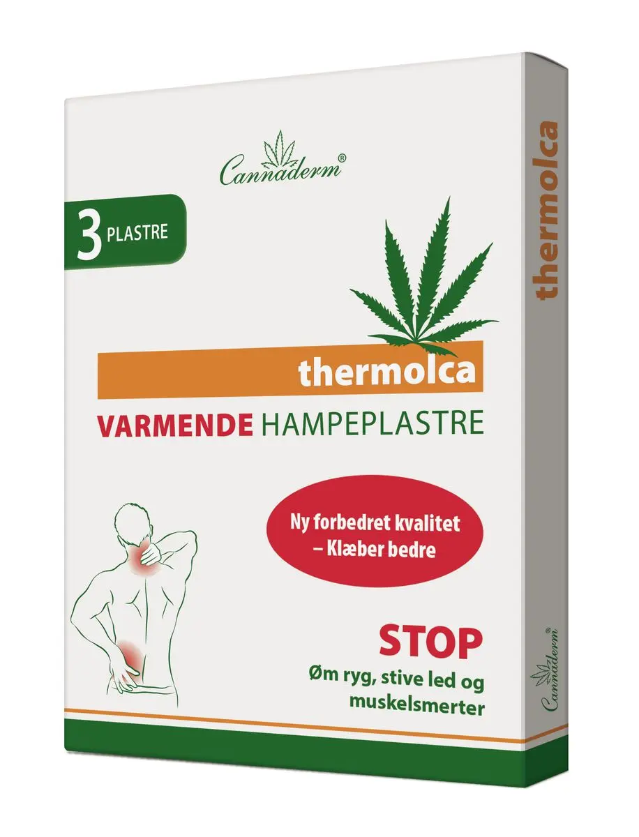 Cannaderm Thermolca Varmende Plastre - 3 stk.