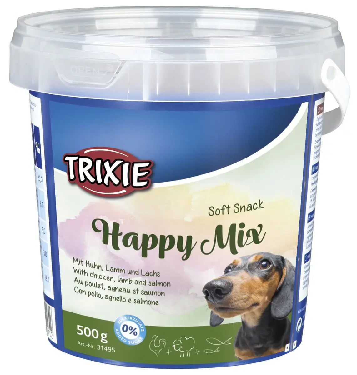Trixie hundegodbiter i spann, Happy Mix - 500g