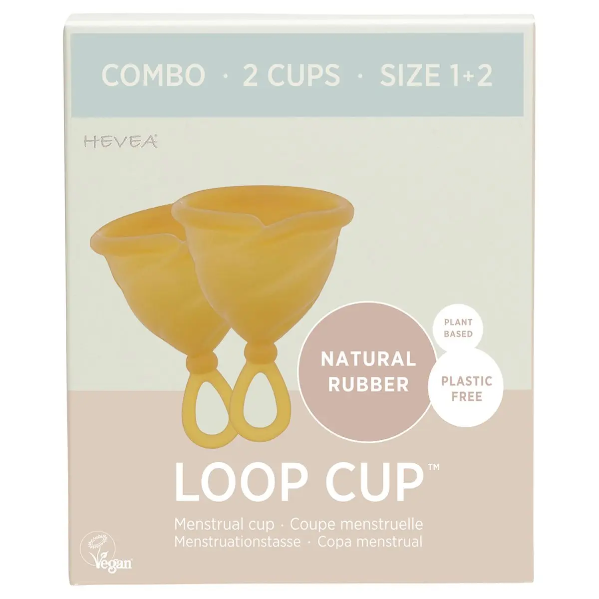 Hevea Loop Cup combo str. 1+2
