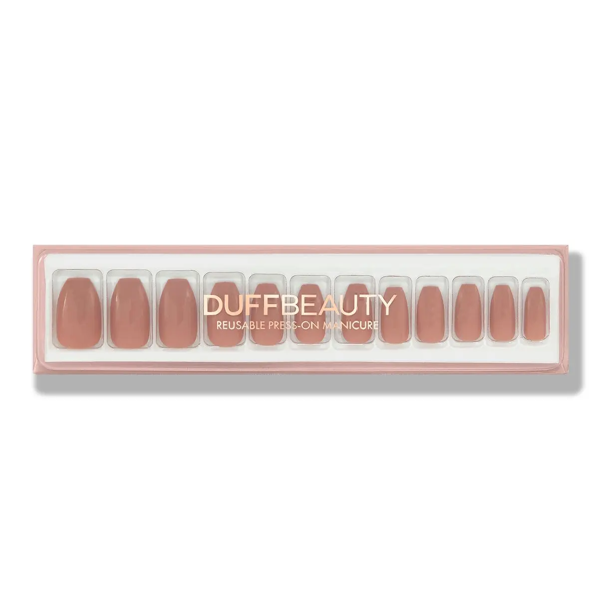 DUFFBEAUTY Reusable Press-On Manicure - Vintage Rose