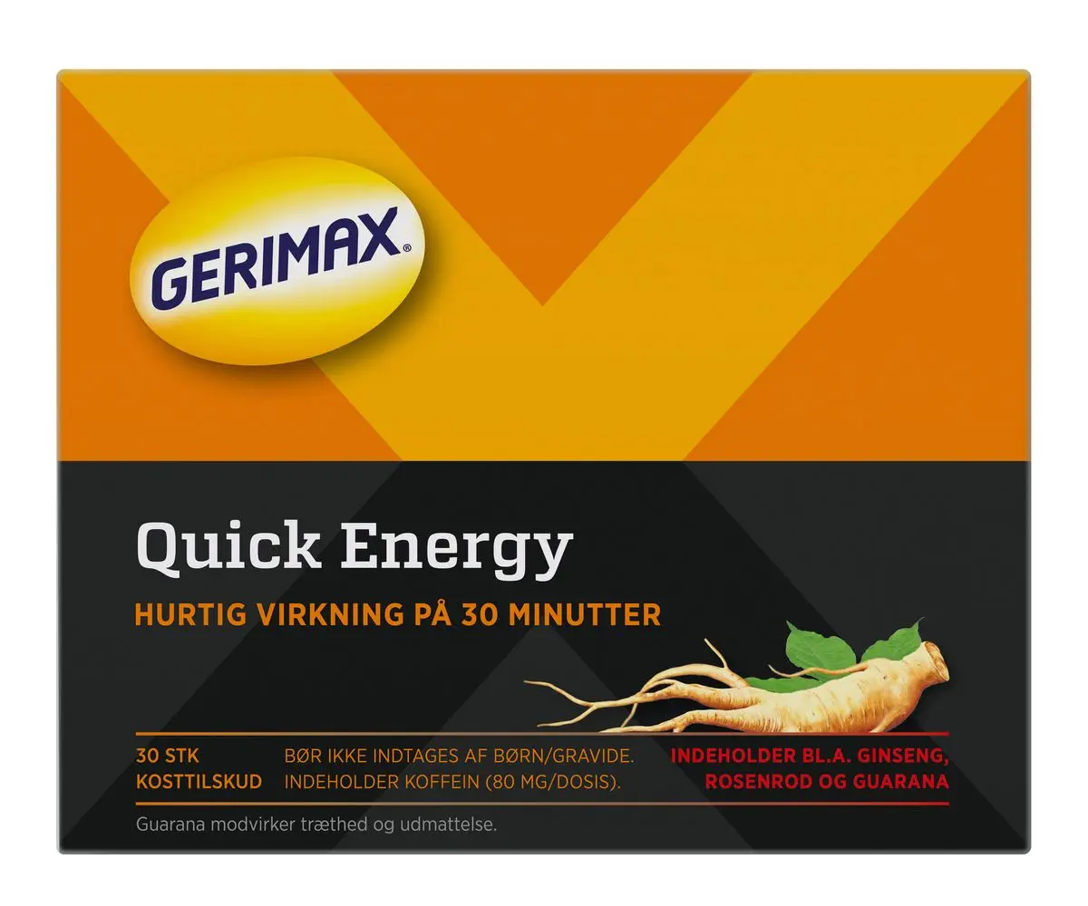Gerimax Quick Energy - 30 tabl.