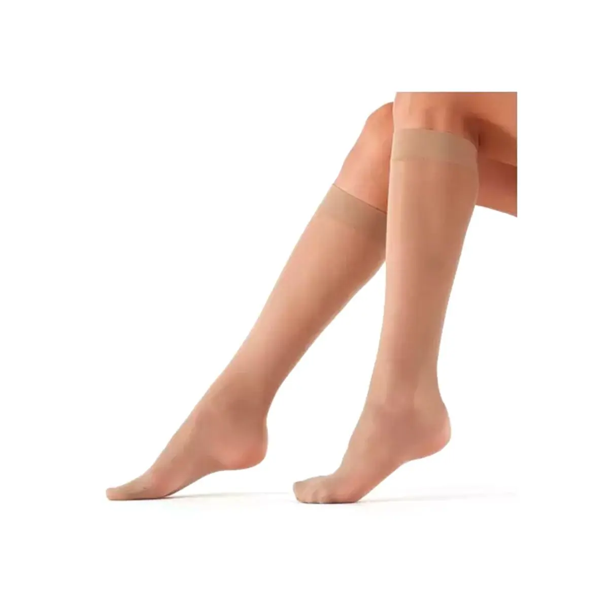 Viva40 Kne Natural One Size - 1 par