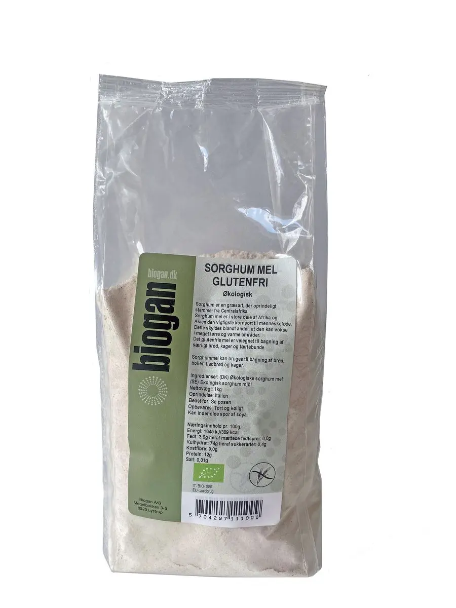Biogan Sorghum Mel glutenfri Ø - 1 kg