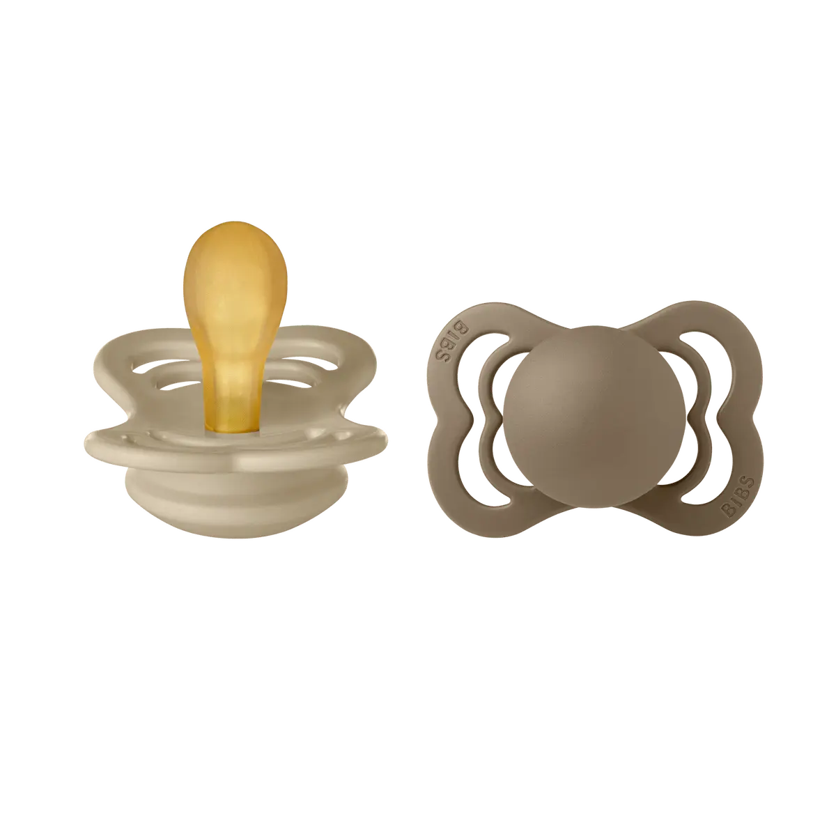 BIBS Supreme Latex Vanilla/Dark Oak 2 pak - Flere størrelser