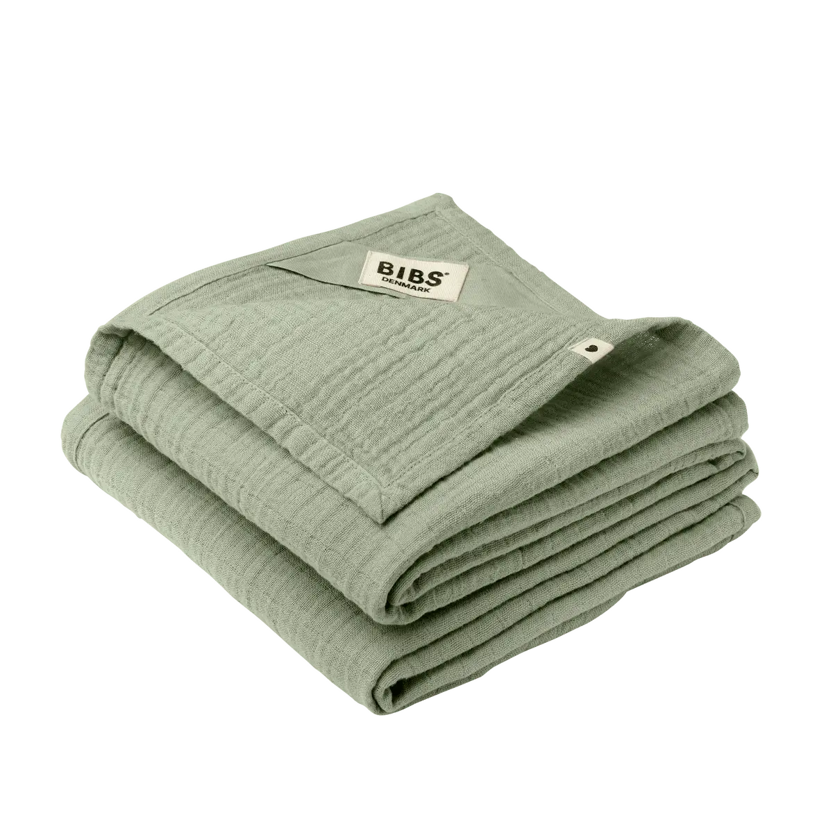 BIBS Babyklut Sage 70x70 cm - 2 pakk