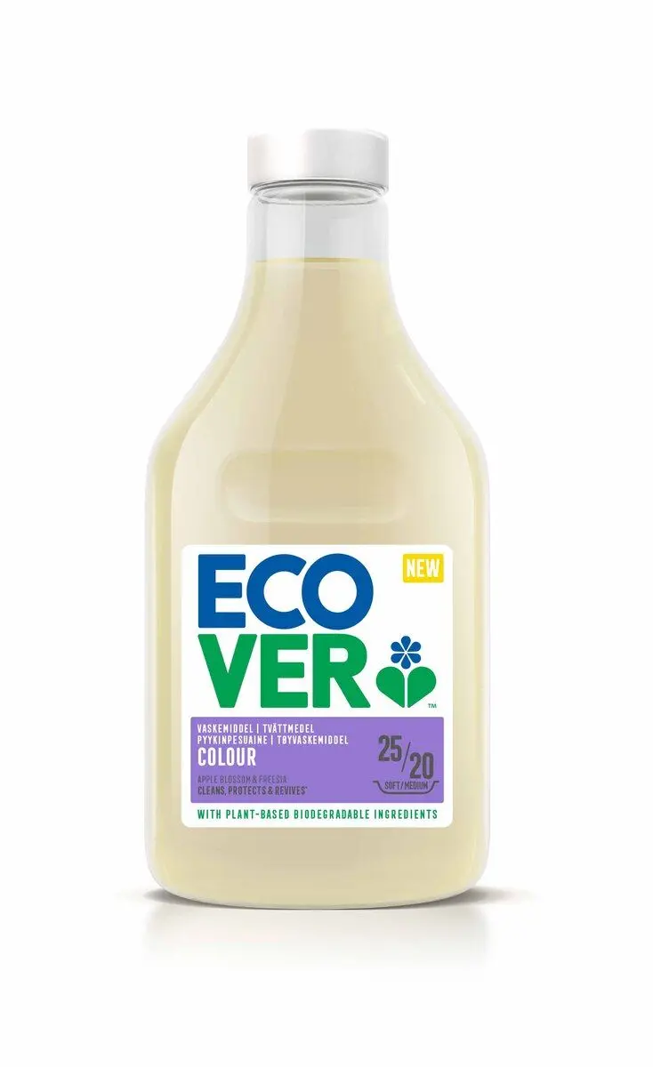 Ecover Vaskemiddel Color Apple Blossom & Freesia - 1 l.