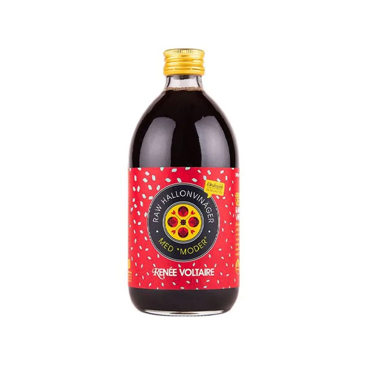 Hallonvinäger Med Moder 500 ml