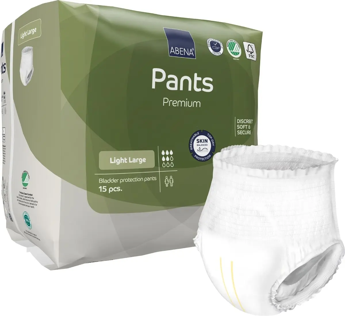 Abena Premium Pants Light L - 15 stk.