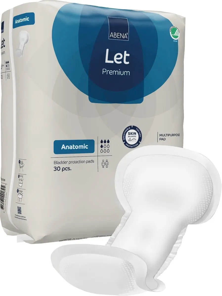 Abena Let Anatomic innlegg - 30 stk