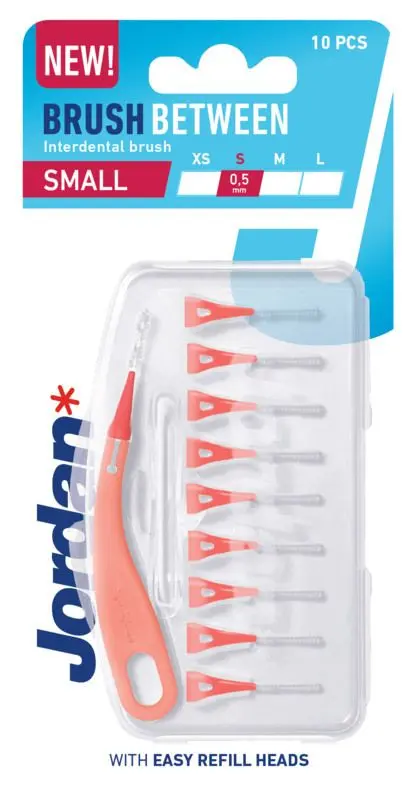 Jordan Brush Between Refillable Interdental Brush Small - 10 stk.