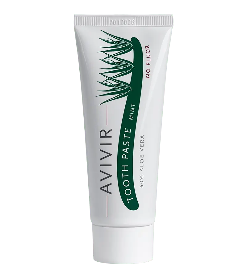 AVIVIR Aloe Vera tannkrem u.flour - 75 ml