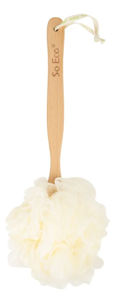 So Eco Long Handle Shower Pouf