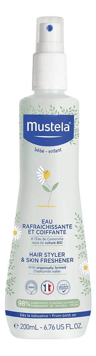 Mustela Hair Styler & Skin Freshener - 200 ml.