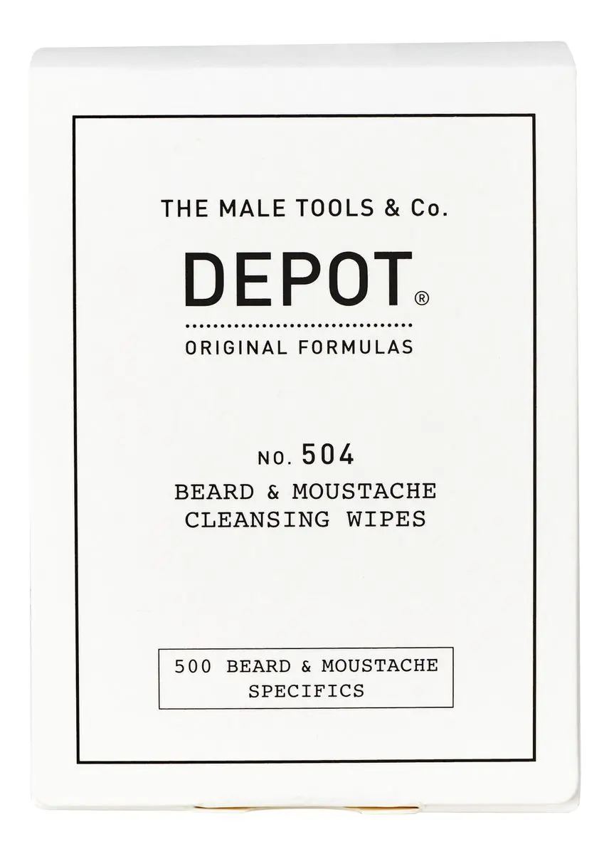 Depot No. 504 Beard Cleansing Wipes 12 stk.