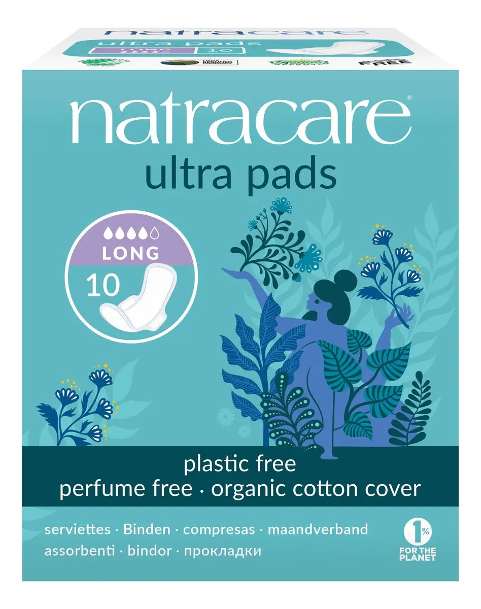 Natracare Long Ultra Bind m. Vinger - 10 stk.