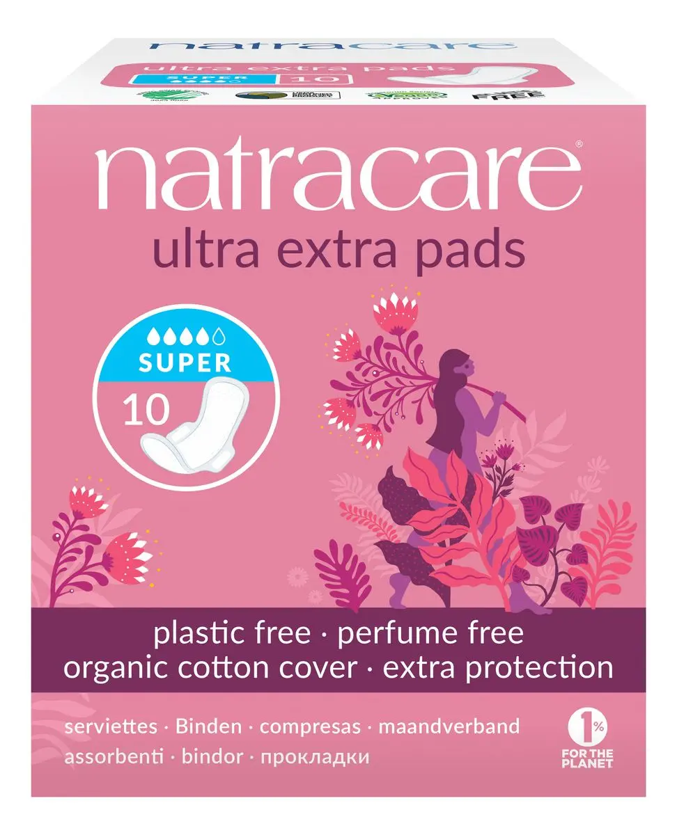 Natracare Ultra Extra Bind Super - 10 stk.