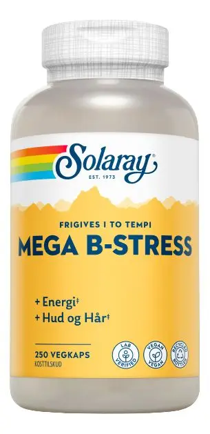 Solaray Mega B-Stress - 250 kaps.