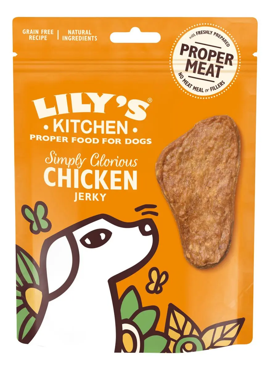 Lily´s Kitchen hundesnack, Simply Glorious Chicken Jerky - 70g.