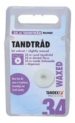 Tandex tanntråd (rund) - 25 m