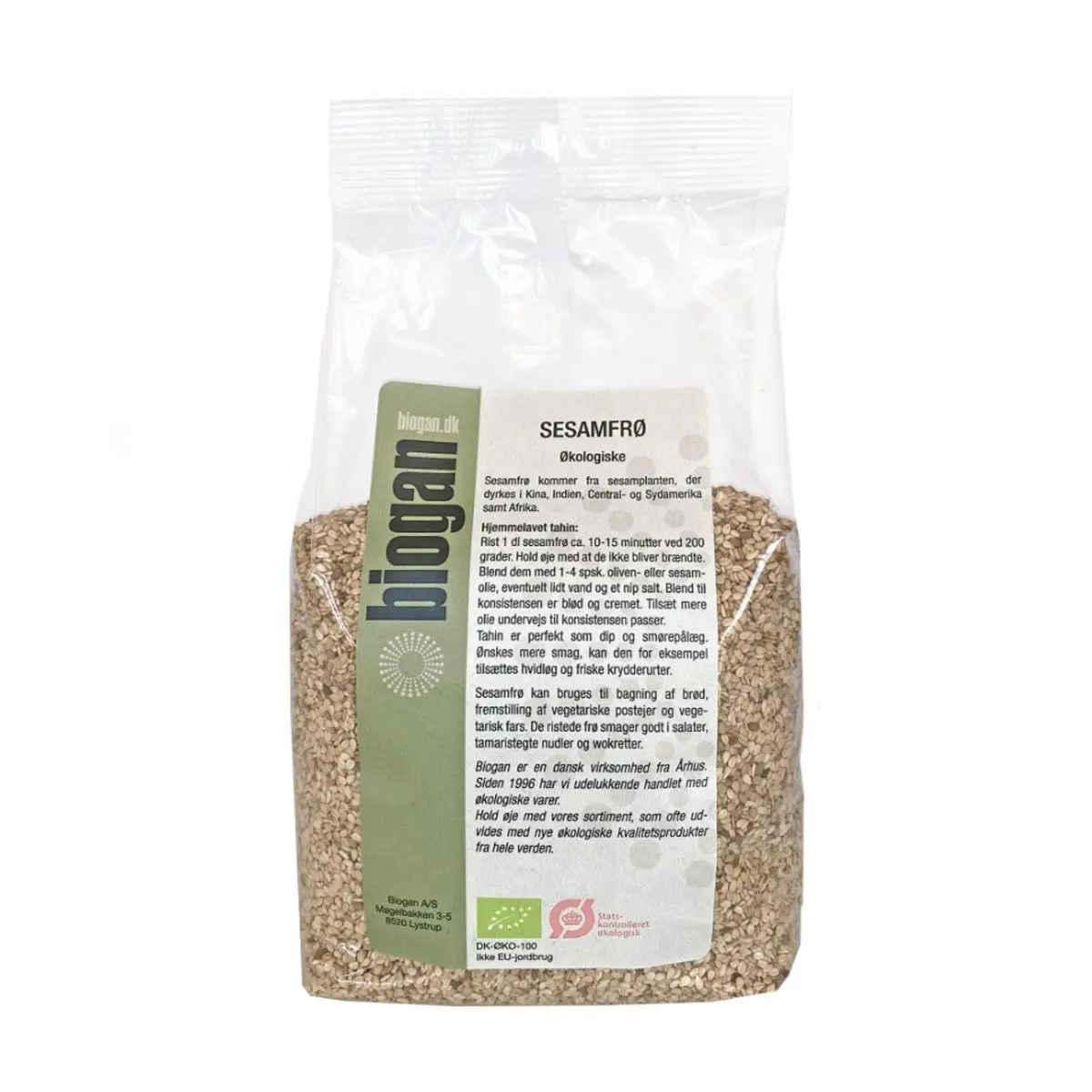 Biogan Sesamfrø Ø - 500 g