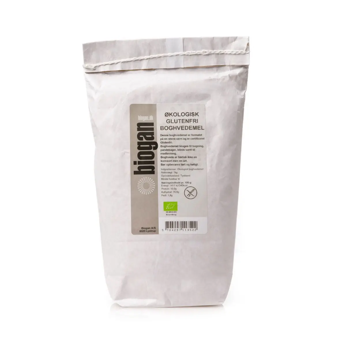 Biogan Bokhvetemel glutenfri Ø - 1 kg