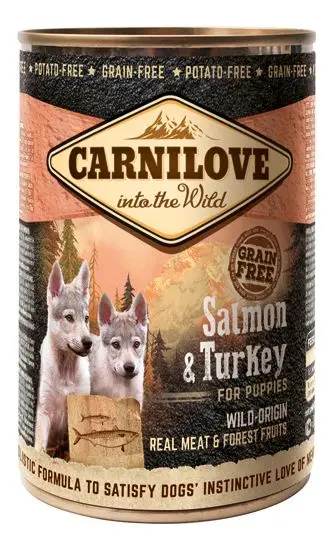 Carnilove våtfôr til valp m. laks & kalkun - 400 g