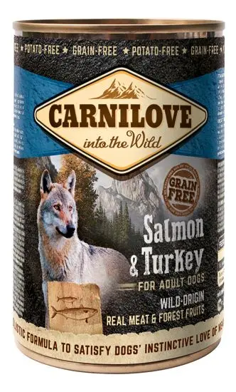 Carnilove våtfôr m. laks & kalkun - 400 g
