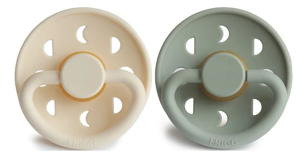 FRIGG Moon Phase Rund Latex Cream/Sage - Flere størrelser