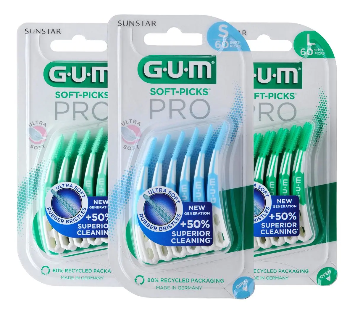 Gum Soft-Picks Advanced - 60 stk. - Flere størrelser