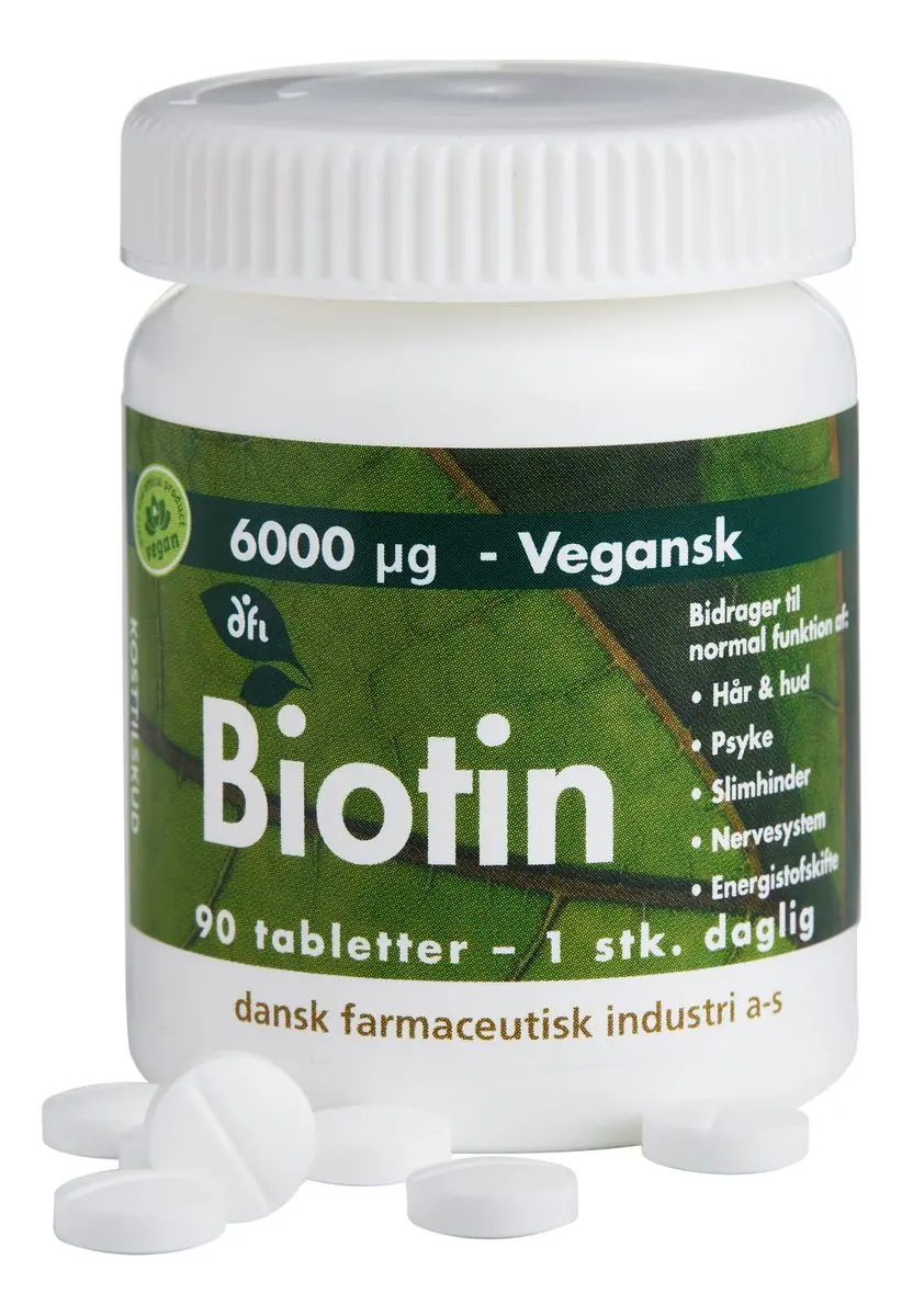 DFI Biotin 6000 mcg. - 90 tabletter