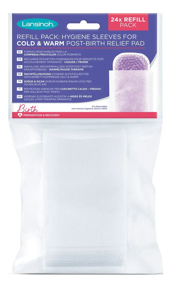Lansionoh Cold & Warm Post-Birth Relief Sleeve refill - 24 pack