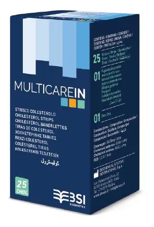Multicare In kolesterol test - 25 stk.