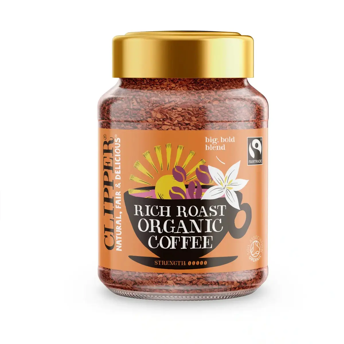 Instant Coffee Papua Ny-Guinea Økologisk (Clipper) - 100 gr