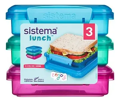 Sistema Sandwich 3 Pack - 450 ml.