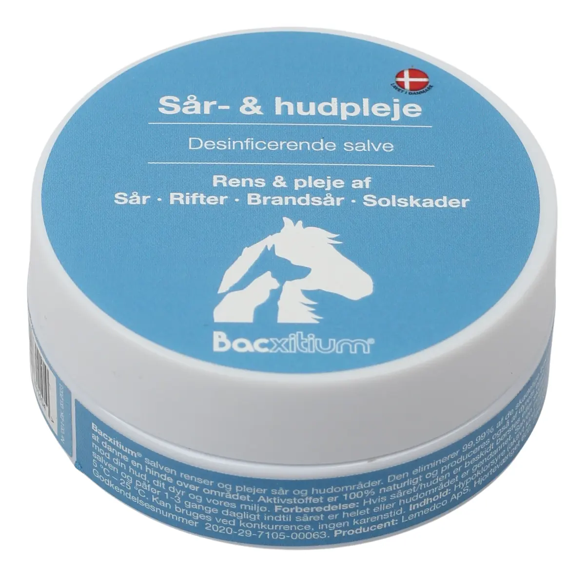 Bacxitium salve til sår, rifter & hudbetennelse - 50 ml.